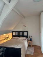 IKEA Hemnes bed 140x200 + lattenbodem, Huis en Inrichting, Slaapkamer | Bedden, Ophalen, Gebruikt, Zwart, Tweepersoons