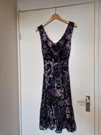 Jurk zwarr/paars maat M, Maat 38/40 (M), Zwart, Cocktailjurk, Ophalen of Verzenden