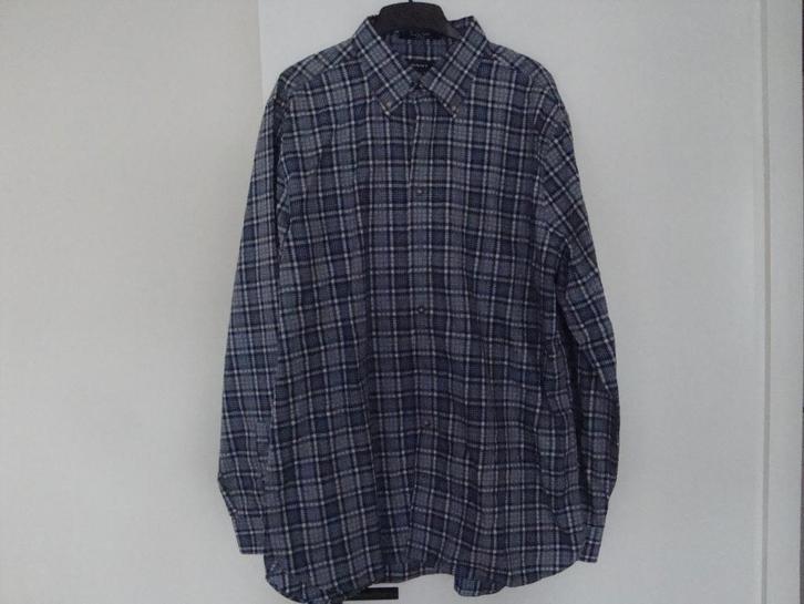 Geblokt Gant overhemd. Maat XXL., Kleding | Heren, Grote Maten, Zo goed als nieuw, Overhemd, Overige kleuren, Ophalen of Verzenden