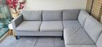 Loungeset met voetenbank, Tuin en Terras, Ophalen, Gebruikt, Bank, Loungeset