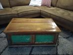 Stoere Salontafel / kist, Ophalen, 50 tot 100 cm, 50 tot 100 cm, Zo goed als nieuw