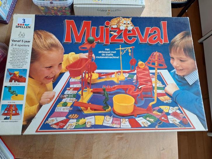 Muizeval Bordspel (Incompleet), Hobby en Vrije tijd, Gezelschapsspellen | Bordspellen, Gebruikt, Ophalen