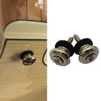 Ibanez style set mushroom strap button chrome, Muziek en Instrumenten, Moku Custom Guitars, Nieuw, 4613CB, Ophalen of Verzenden