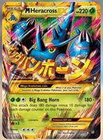 Pokémonkaart - M Heracross EX, Ophalen of Verzenden, Zo goed als nieuw