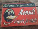 Vintage Mensch erger je niet spel, Antiek en Kunst, Ophalen of Verzenden