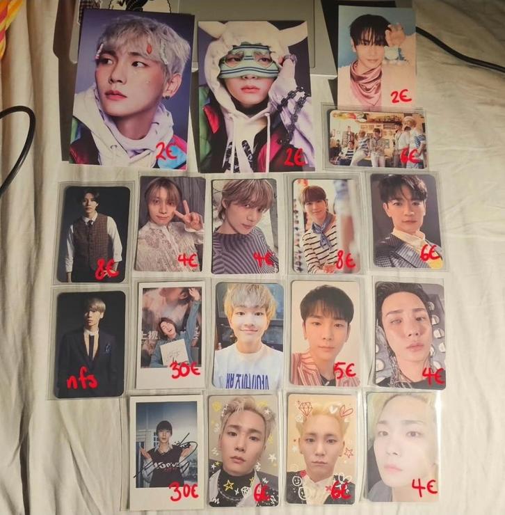 Shinee photocards, Verzamelen, Sportartikelen en Voetbal, Zo goed als nieuw, Spelerskaart, Buitenlandse clubs, Ophalen of Verzenden