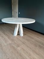 Eetkamertafel massief eiken, Huis en Inrichting, Tafels | Eettafels, Ophalen, Gebruikt, 50 tot 100 cm, Rustiek