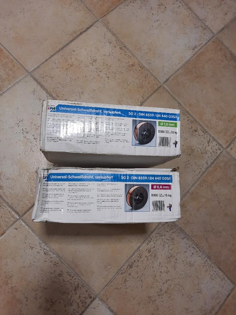 Lasdraad 15 kg. Sg2 0,8 of 1,0 mm., Ophalen of Verzenden, Nieuw, Minder dan 150 ampère, Co2