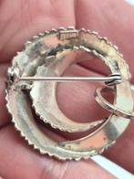 Aparte zilveren broche 835, Sieraden, Tassen en Uiterlijk, Broches, Verzenden, Gebruikt, Zilver, Zilver