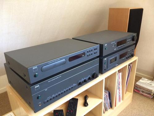 NAD HiFi-set en Mission luidsprekers (C370-C541i-613-414), Audio, Tv en Foto, Stereo-sets, Gebruikt, Cassettedeck, Cd-speler, Tuner of Radio