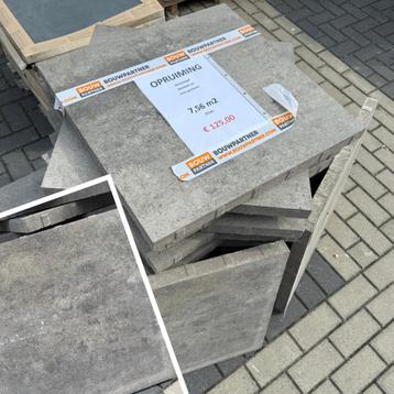 Garden Tiles Grey Gevlamd 7,56 m2 beschikbaar voor biedingen