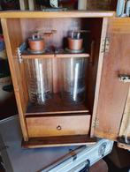 India Bombay houten apotheker kast kist met sleutel, Ophalen of Verzenden