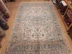 Vintage handgeknoopt perzisch tapijt kashan 351x230, 200 cm of meer, 200 cm of meer, Gebruikt, Rechthoekig