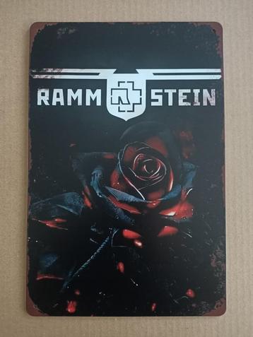Metalen Plaat: Rammstein/ Rock / 30x20/ Nieuw !!  beschikbaar voor biedingen