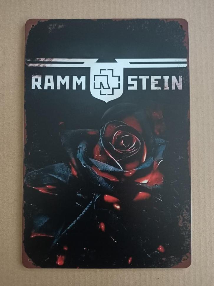 Metalen Plaat: Rammstein/ Rock / 30x20/ Nieuw !!, Verzamelen, Muziek, Artiesten en Beroemdheden, Nieuw, Poster, Artwork of Schilderij