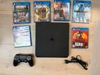 PS4 Slim + 6 Games & Controller - Top Titels!, Ophalen, Met 1 controller, Slim, 500 GB