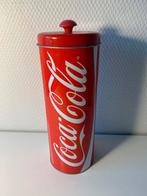 Coca-Cola rietjes houder blik, Verzamelen, Blikken, Ophalen of Verzenden, Zo goed als nieuw, Overige