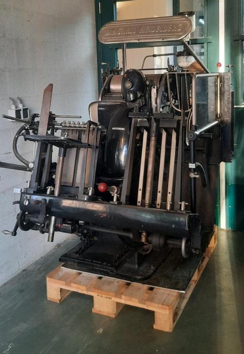 1960 Heidelberg Degel drukpers hoogdruk, Antiek en Kunst, Antiek | Gereedschap en Instrumenten, Ophalen