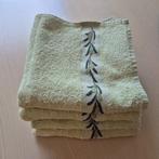 Mooie handdoeken met ingeweven rand met olijfmotief (nieuw), Ophalen of Verzenden, Nieuw, Handdoek