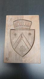 Houtreliëf wapen van Bergschenhoek, Antiek en Kunst, Ophalen of Verzenden