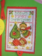 Borduurpatroon  Baby eerste Kerstfeest   nr 5798, Verzenden, Nieuw, Handborduren, Patroon