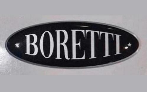 Boretti LOGO BADGE EMBLEEM MERKPLAATJE STICKER Boretti, Witgoed en Apparatuur, Fornuizen, Nieuw, Vrijstaand, Gas, 5 kookzones of meer