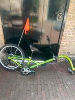Aanhangfiets Piccolo Burley groen met TWEE bagagedragers, Fietsen en Brommers, Fietsaccessoires | Aanhangers en Karren, Ophalen