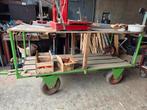 Kar met luchtbanden, Doe-het-zelf en Verbouw, Transportwagens, 100 liter of meer, Ophalen, Transportkar