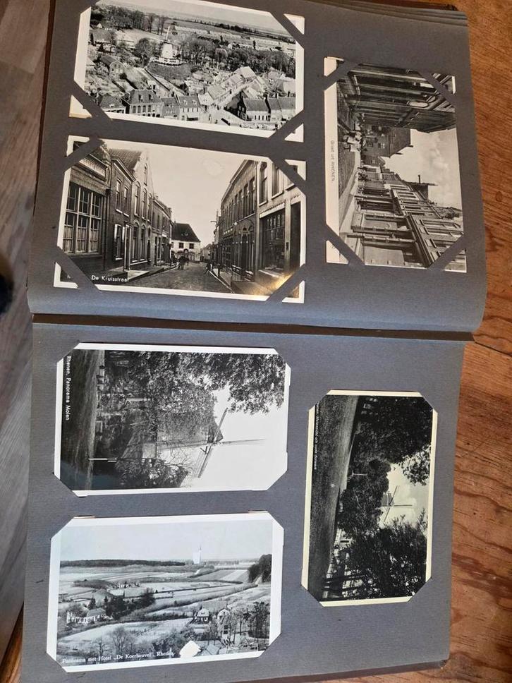Oude aanzichtkaarten Rhenen in album, Verzamelen, Ansichtkaarten | Nederland, Utrecht, 1940 tot 1960, Ophalen of Verzenden