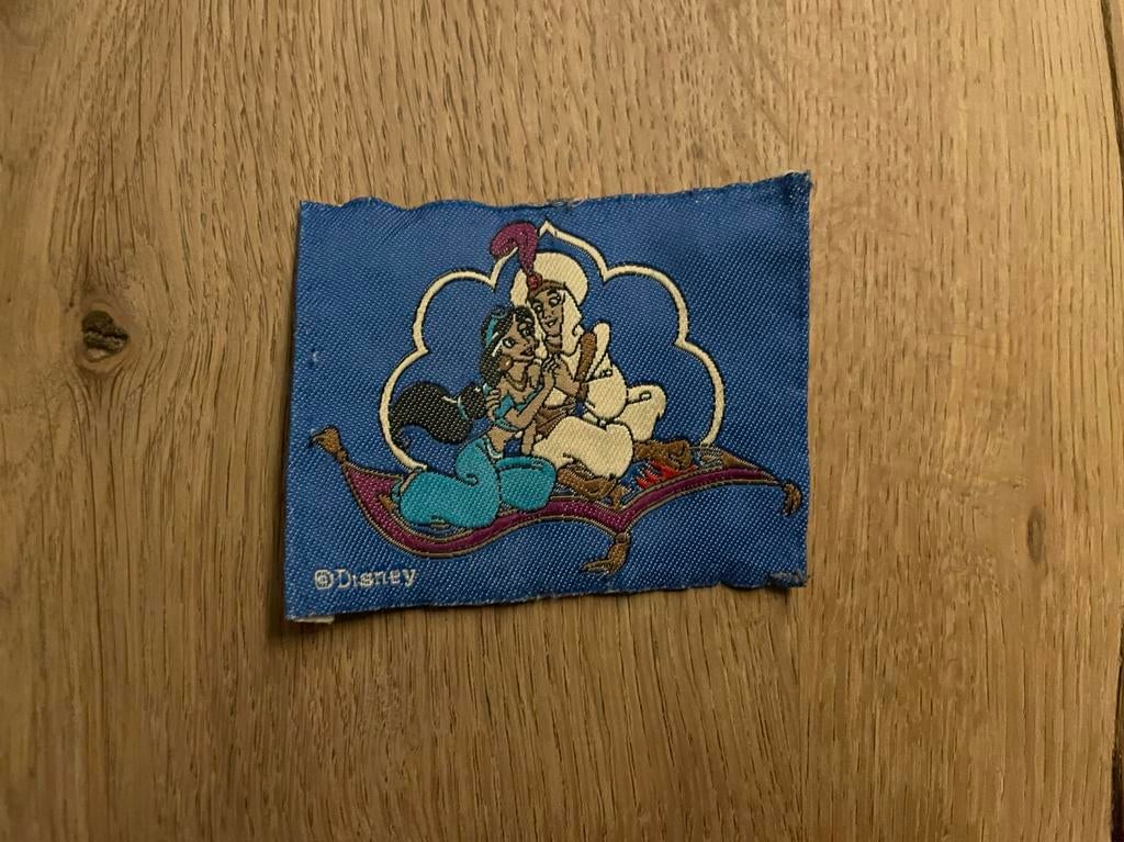 Vintage Disney Aladdin Applicatie, Verzamelen, Ophalen of Verzenden, Overige figuren, Zo goed als nieuw, Overige typen