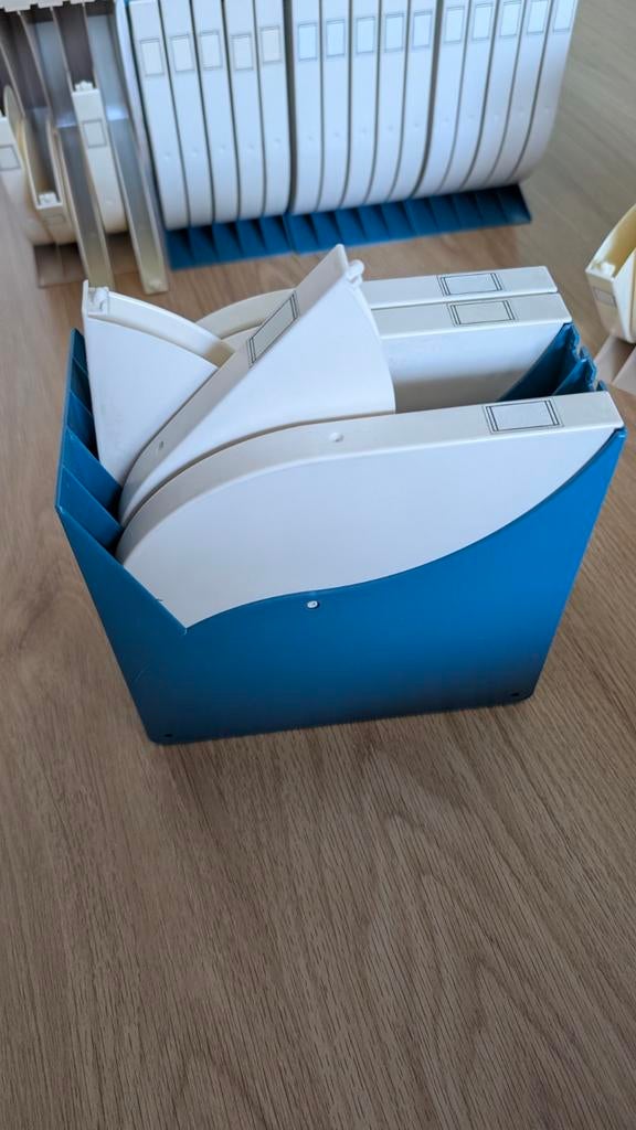 Vintage Bandrecorder banden Opbergboxen 8 stuks, Ophalen