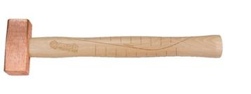 Koperen hamer 600 g met hickory staal beschikbaar voor biedingen