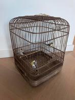 Antieke houten vogelkooi, Antiek en Kunst, Ophalen of Verzenden