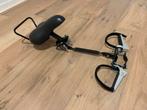 Zadel op stang (fietszitje), Ophalen of Verzenden, Zo goed als nieuw