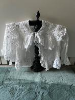 Leuk kinder/ poppen broderie hesje met lange kraag, Ophalen of Verzenden