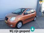 Kia Picanto 1.0 Bling 5 Drs Apk 03-04-2026 Stuurbekrachtigin, Auto's, Voorwielaandrijving, Stof, Zwart, 400 kg