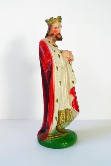 Losse koning - los beeld uit oude gipsen kerstgroep / Jozef beschikbaar voor biedingen