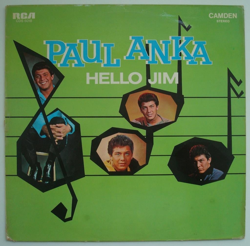 Paul Anka - Hello Jim, originele lp uit ong. 1970, Ophalen, 1960 tot 1980, Gebruikt, 12 inch
