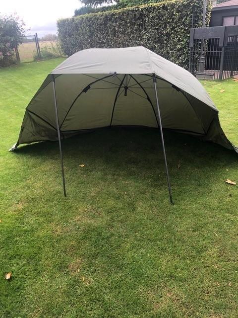 Schuiltent (paraplu) Ultimate, Watersport en Boten, Hengelsport | Karpervissen, Zo goed als nieuw, Overige typen, Ophalen of Verzenden