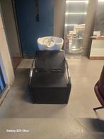 wasunit kapper kapsalon wasbak zwart wit kappersgroothandel, Huis en Inrichting, Stoelen, Ophalen, Wasunit, Metaal, Zo goed als nieuw