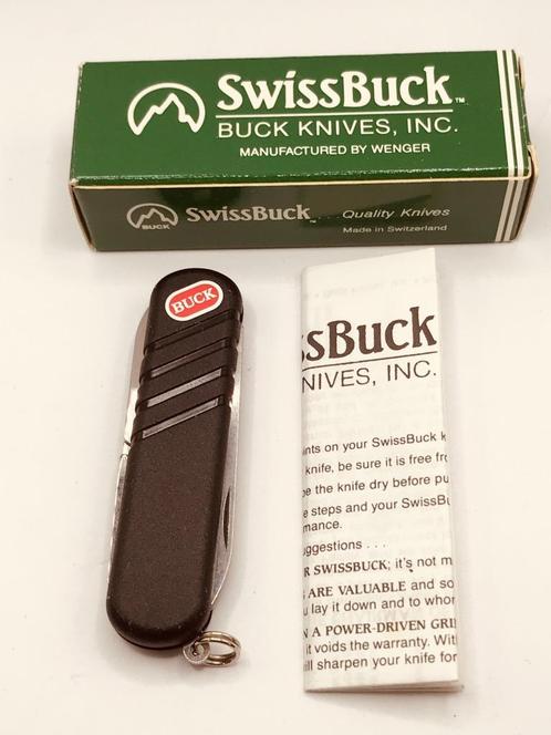 Wenger SwissBuck Swiss Legend BUCK knives NEW OLD BOX, Caravans en Kamperen, Kampeergereedschap, Nieuw, Ophalen of Verzenden