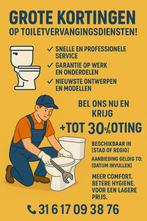 Grote kortingen op toiletvervangingsdiensten!, Verzenden, Nieuw