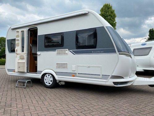 Hobby 455 UF excellent bj 2016, Caravans en Kamperen, Caravans, Particulier, tot en met 4, 1000 - 1250 kg, Rondzit, Hobby, Dwarsbed