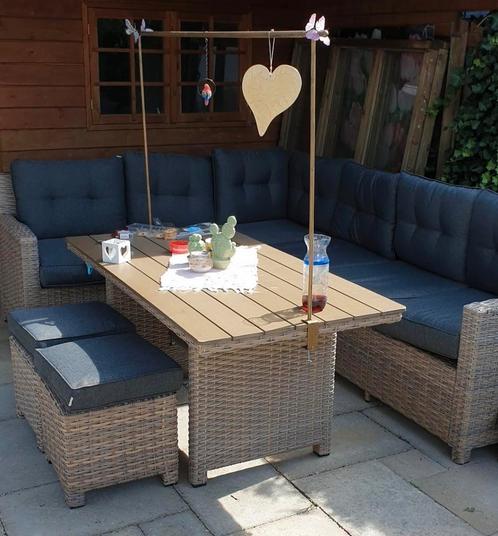Prachtige loungeset tuinset  zgan, Tuin en Terras, Tuinsets en Loungesets, Zo goed als nieuw, Ophalen