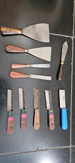 Mooie set Engelse plamuurmessen en schilders hakmes, Antiek en Kunst, Ophalen of Verzenden