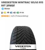 VREDESTEIN Winterbanden op ALCAR stalen velgen, Ophalen, Gebruikt, 15 inch, Banden en Velgen