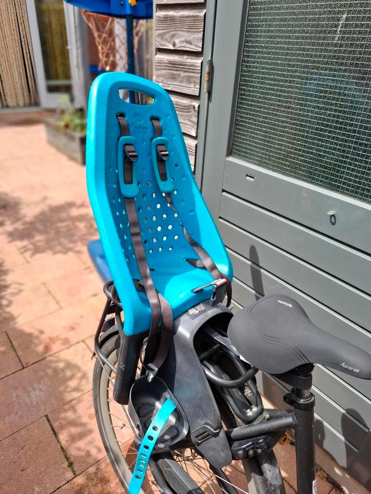 Yepp Maxi Easyfit 2x, Fietsen en Brommers, Fietsaccessoires | Fietsstoeltjes, Gebruikt, Achterzitje, 15 t/m 25 kg, Voetsteuntjes