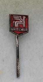 Kleine emaille  Gritzner Motor speld, Verzamelen, Speldjes, Pins en Buttons, Ophalen of Verzenden, Gebruikt, Transport