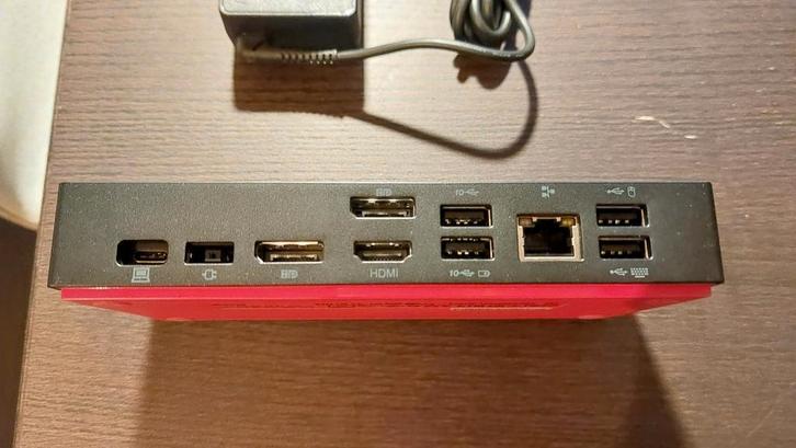 Lenovo ThinkPad Universele USB-C Dock 40AY Dockingstation, Computers en Software, Dockingstations, Zo goed als nieuw, Ophalen of Verzenden