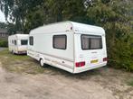 Elddis Cyclone 530 - Enkele Bedden & Voortent - 1999, Caravans en Kamperen, Caravans, Elddis, 75 kg, Schokbreker, Bedrijf